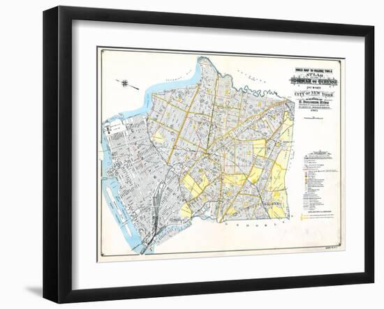 1915, Queens, New York, United States-null-Framed Giclee Print