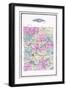 1915, Washburn County Map, Wisconsin, United States-null-Framed Giclee Print