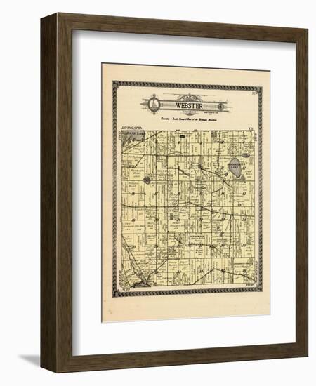 1915, Webster Township, Michigan, United States-null-Framed Giclee Print