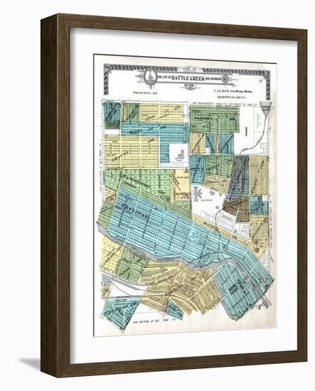 1916, Battle Creek City, Michigan, United States-null-Framed Giclee Print