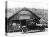 1916 Cadillac V8 Car, Parked Outside a General Store, USA, (C.191)-null-Stretched Canvas