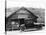 1916 Cadillac V8 Car, Parked Outside a General Store, USA, (C.191)-null-Stretched Canvas