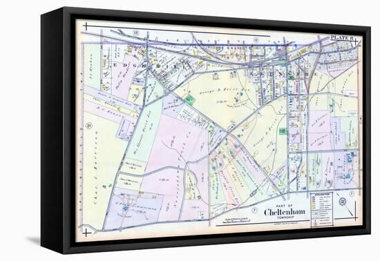 1916, Cheltenham Township, Edge Hill, Glenside, Pennsylvania, United States-null-Framed Stretched Canvas