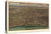 1916 Chicago Map-N^ Harbick-Stretched Canvas