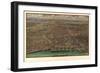 1916 Chicago Map-N^ Harbick-Framed Premium Giclee Print