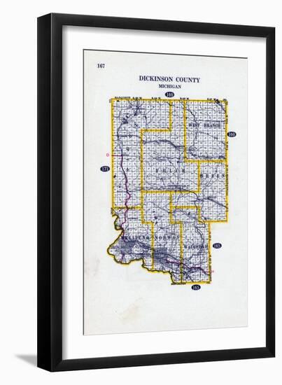 1916, Dickinson County, Michigan, United States-null-Framed Giclee Print