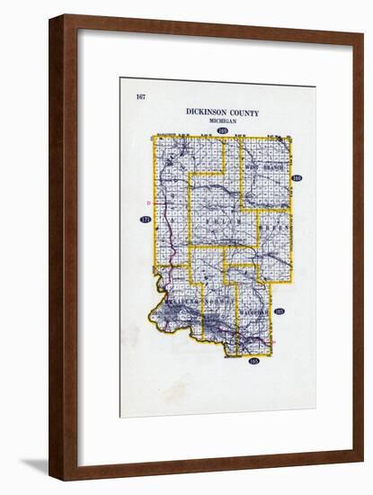 1916, Dickinson County, Michigan, United States-null-Framed Giclee Print