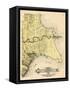 1916, Harrison Township, Lake St. Clair, Clinton River, Belvidere Bay, Tucker's Bay, Anchor Bay, Po-null-Framed Stretched Canvas