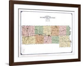 1916, Putnam County Topographical Map, Missouri, United States-null-Framed Giclee Print