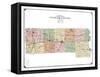 1916, Putnam County Topographical Map, Missouri, United States-null-Framed Stretched Canvas