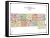 1916, Putnam County Topographical Map, Missouri, United States-null-Framed Stretched Canvas