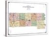 1916, Putnam County Topographical Map, Missouri, United States-null-Stretched Canvas