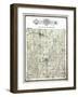 1916, Warren Township, Gerlach Subdivision, Center Line, Bear Creek, Michigan, United States-null-Framed Giclee Print