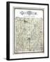 1916, Warren Township, Gerlach Subdivision, Center Line, Bear Creek, Michigan, United States-null-Framed Giclee Print