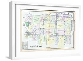 1916, Whitpain and White Marsh Township, Blue Bell, Broadaxe, Pennsylvania, United Stat-null-Framed Giclee Print