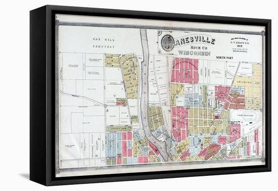 1917, Janesville - North, Wisconsin, United States-null-Framed Stretched Canvas