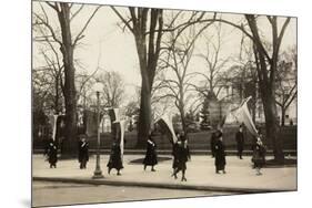 1917 Suffragettes Womens Rights Protest-null-Mounted Photo