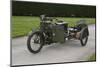 1917 Vickers Clyno Combination-null-Mounted Photographic Print