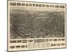 1917, Waterbury Aero View, Connecticut, United States-null-Mounted Giclee Print