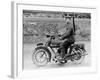 1918 500Cc Bsa Wd Motorcycle, (C1918)-null-Framed Photographic Print