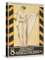 1918 Austrian World War One 8th War Bond Poster-null-Stretched Canvas