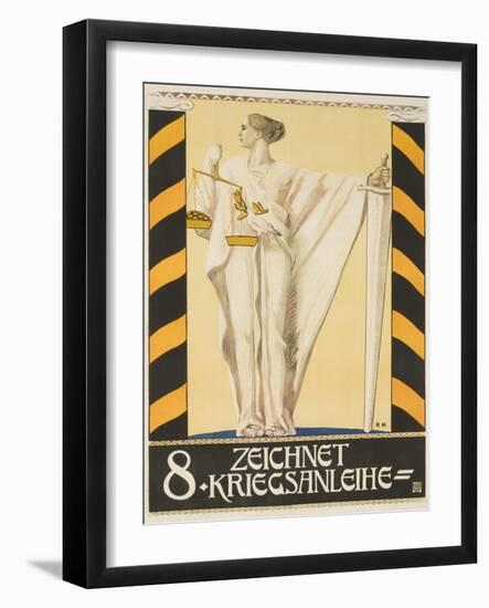 1918 Austrian World War One 8th War Bond Poster-null-Framed Giclee Print