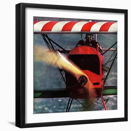 "1918 Fokker D-7," May 18, 1963-John Zimmerman-Framed Giclee Print