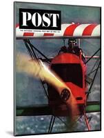 "1918 Fokker D-7," Saturday Evening Post Cover, May 18, 1963-John Zimmerman-Mounted Giclee Print