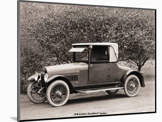 1918 Hudson Runabout Landau-null-Mounted Photographic Print