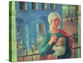 1918 in Petrograd, 1920-Kuzma Sergievitch Petrov-Vodkin-Stretched Canvas