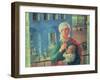 1918 in Petrograd, 1920-Kuzma Sergievitch Petrov-Vodkin-Framed Giclee Print