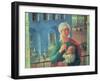 1918 in Petrograd, 1920-Kuzma Sergievitch Petrov-Vodkin-Framed Giclee Print