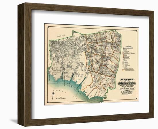 1918, Queens, New York, United States-null-Framed Giclee Print