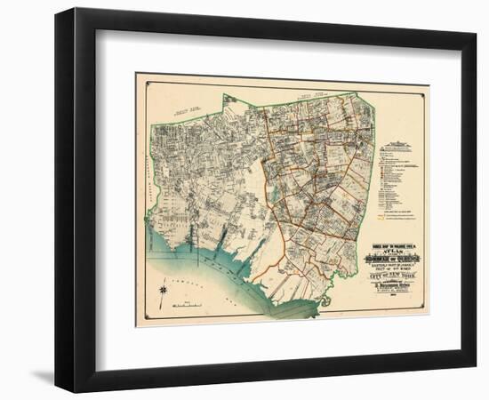 1918, Queens, New York, United States-null-Framed Giclee Print