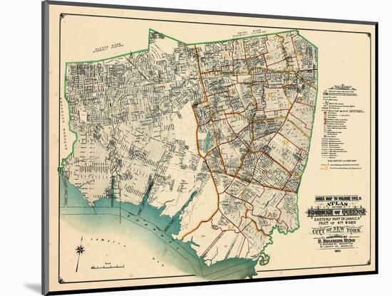 1918, Queens, New York, United States-null-Mounted Giclee Print