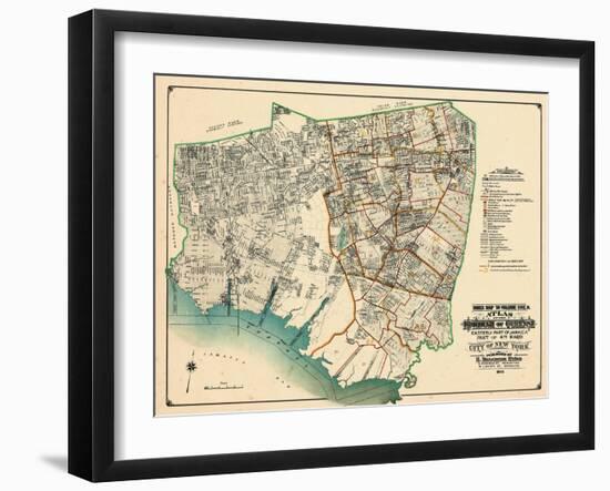 1918, Queens, New York, United States-null-Framed Giclee Print