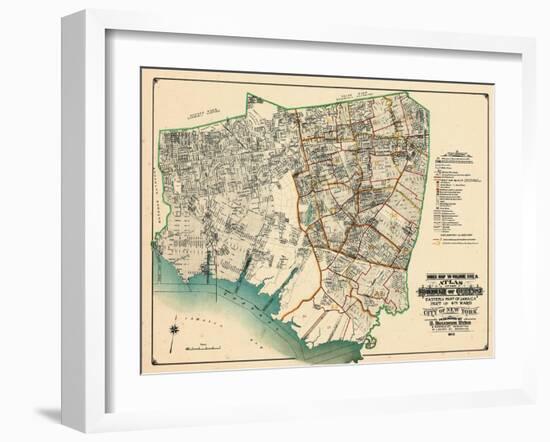 1918, Queens, New York, United States-null-Framed Giclee Print