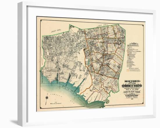 1918, Queens, New York, United States-null-Framed Giclee Print
