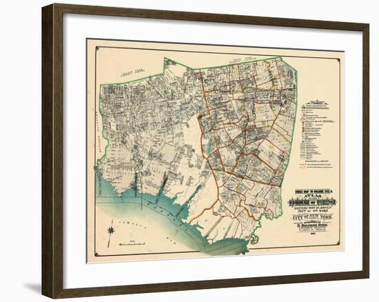 1918, Queens, New York, United States-null-Framed Giclee Print