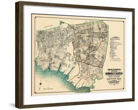 1918, Queens, New York, United States-null-Framed Giclee Print