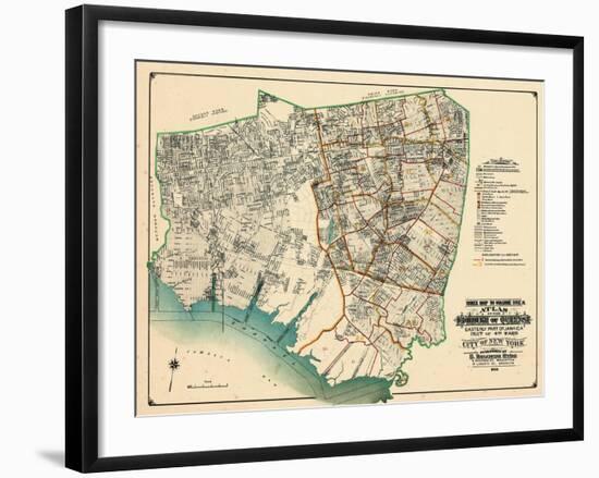 1918, Queens, New York, United States-null-Framed Giclee Print