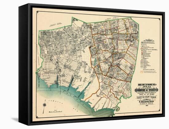 1918, Queens, New York, United States-null-Framed Stretched Canvas