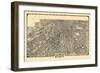 1919, Atlanta Bird's Eye View, Georgia, United States-null-Framed Giclee Print