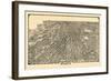 1919, Atlanta Bird's Eye View, Georgia, United States-null-Framed Giclee Print