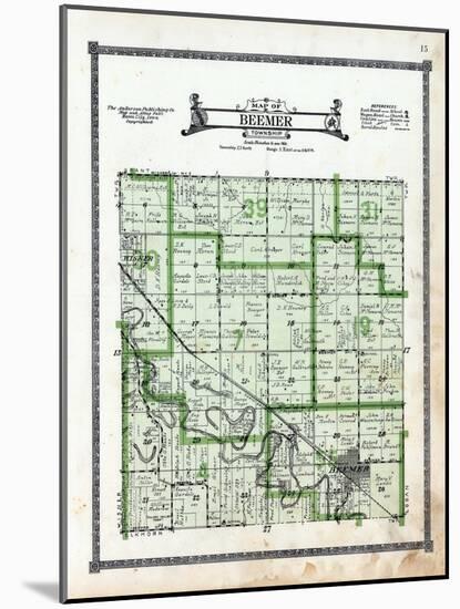 1919, Beemer Township, Wisner, Nebraska, United States-null-Mounted Giclee Print