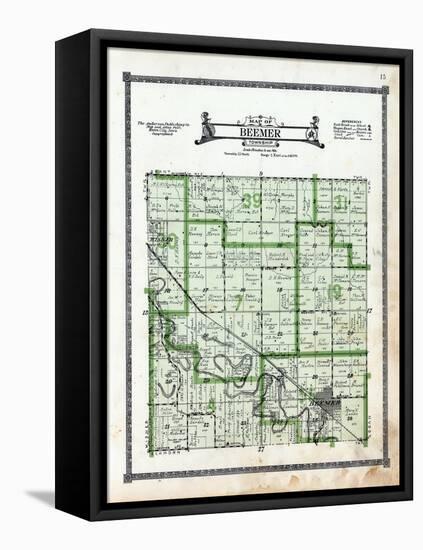 1919, Beemer Township, Wisner, Nebraska, United States-null-Framed Stretched Canvas