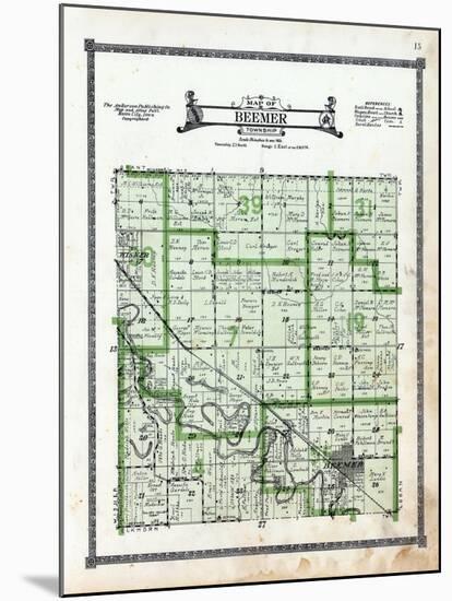 1919, Beemer Township, Wisner, Nebraska, United States-null-Mounted Giclee Print