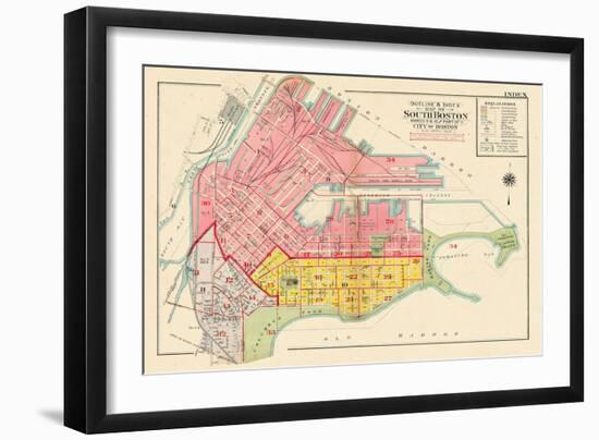 1919, Boston, South Boston, Massachusetts, United States-null-Framed Giclee Print