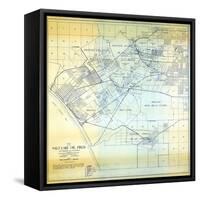 1919, Los Angeles Salt Lake Oil Field, California, United States-null-Framed Stretched Canvas