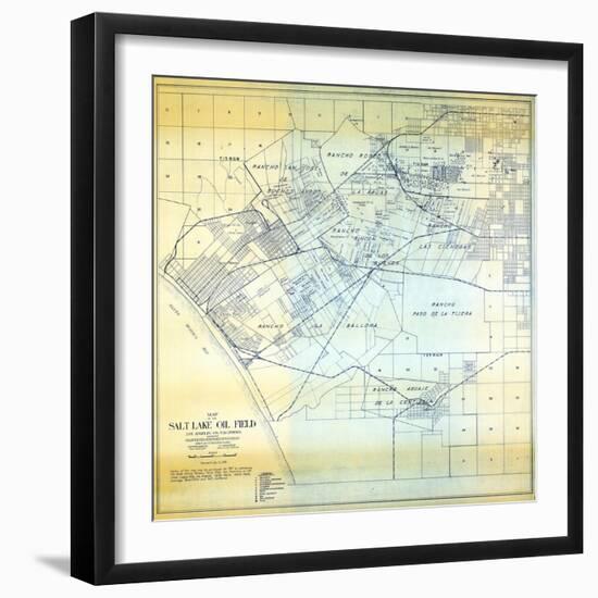 1919, Los Angeles Salt Lake Oil Field, California, United States-null-Framed Giclee Print